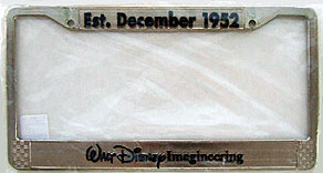 Est. December 1952 Walt Disney Imagineering In-package As Sold.