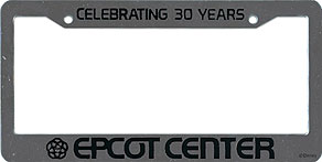 Celebrating 30 Years Epcot Center.