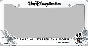 Walt Disney Studios 'It was all started by a Mouse.' - Walt Disney