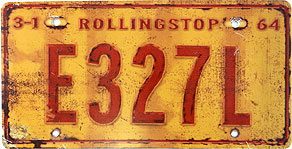 Prop 
License Plate