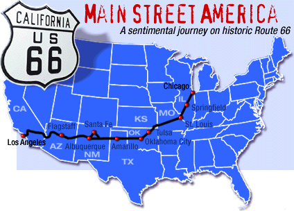 Route 66 Map