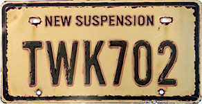 Prop License Plate