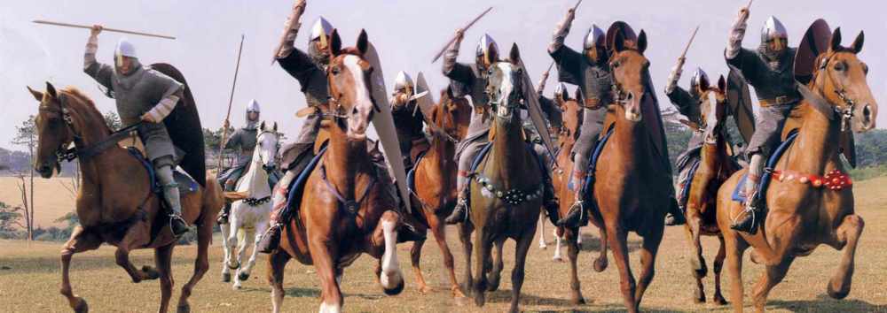 Norman knights charging