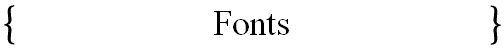 Fonts