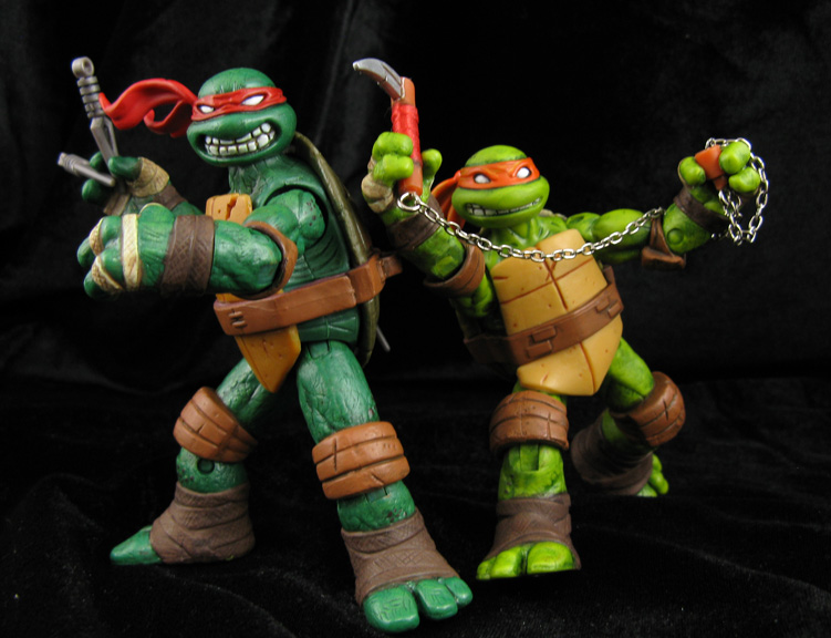 Custom TMNT 2012 Teenage Mutant Ninja Turtles Nickelodeon Action Figure ...