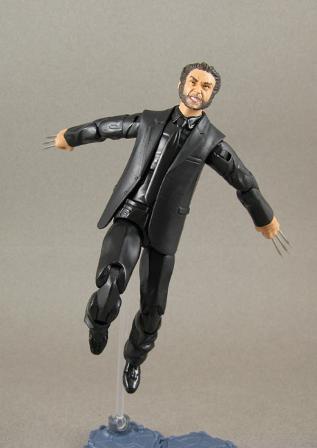 Custom The Wolverine movie Logan in suit Marvel legends figure