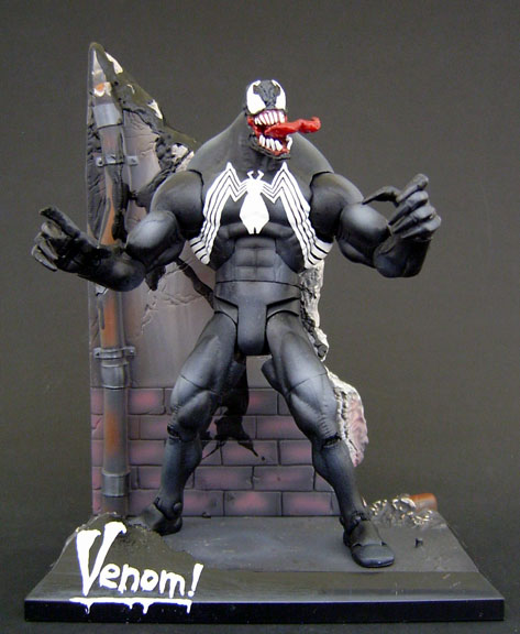 JinkySier Venom Figurine, Figurine daction Venom 30 cm, Venom Titan