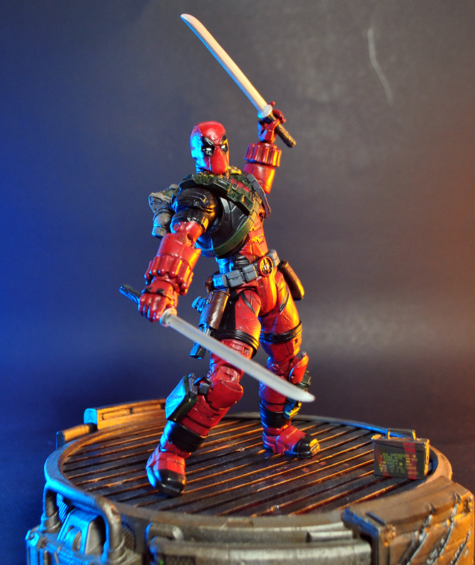 Custom Marvel legends scale Armored Deadpool figure