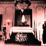 coffin in White House