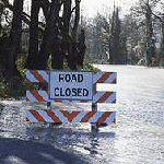 flooded road