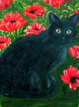 painting of cat