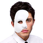 man in Phantom of Opera mask