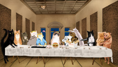 last supper of cats