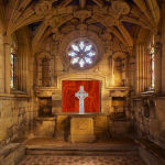 medieval church altar