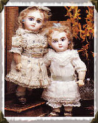 two porcelain dolls