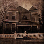 spooky Victorian house