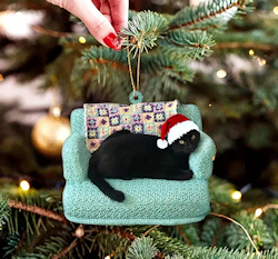 cat tree ornament