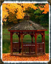 gazebo autumn