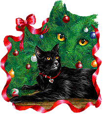 Christmas cat