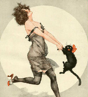 cat and flapper dancing