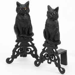 cat andirons