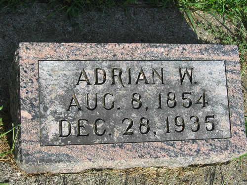 Image: Grave of Adrian W. Annes