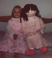 Debbie and lifesize doll