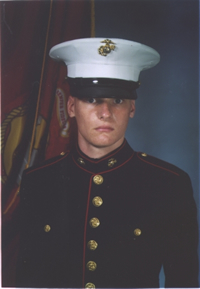 Matt in Marine Uniform