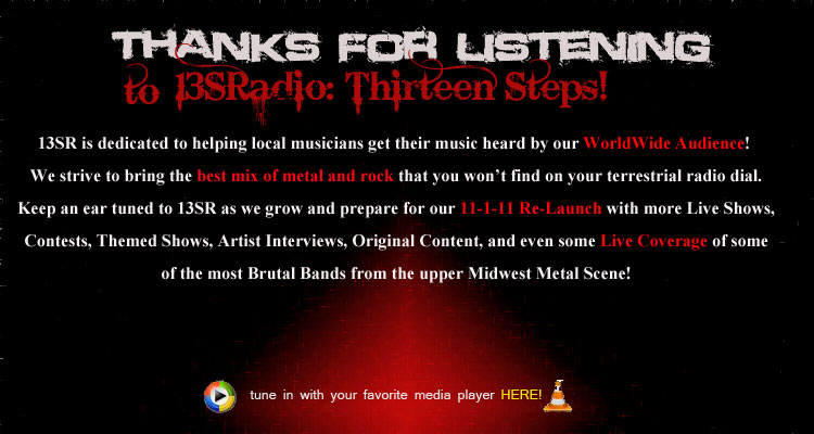 Thanks for Listening to 13SRadio