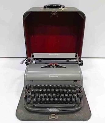 1940s Remington Rand Miracle Tab Typewriter