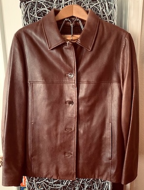 Vintage Mens Pelle Studio Wilsons Leather Jacket Insulate XL