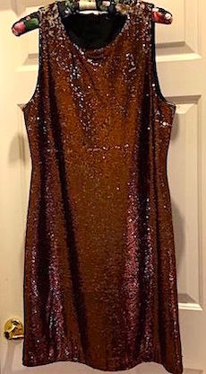 Vintage Reversible Sequin Dress