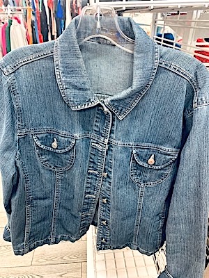 Vintage 1990s Denim and Faux Fur Penny Lane Jacket