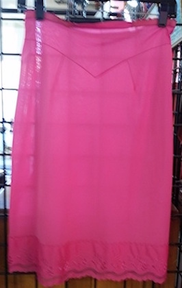 1970s Fuschia Half Slip