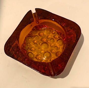 Heavy Cigar Honey Amber Blenko Ashtray