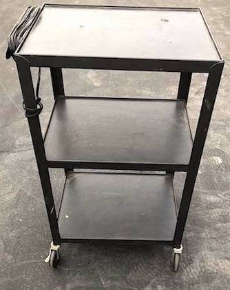 AV Cart with Power Strip