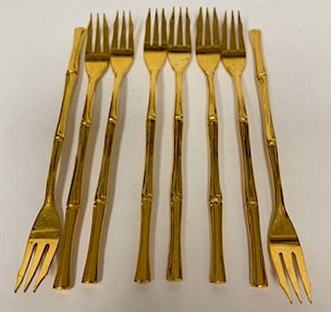 Bamboo Oyster Forks