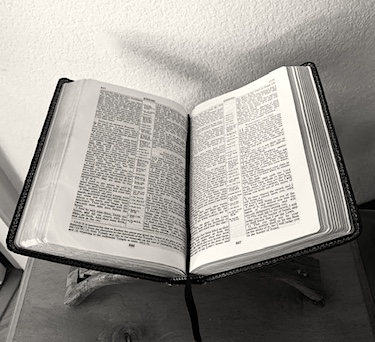 Bible on Book Stand