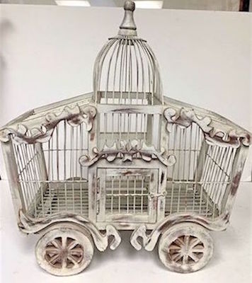 Wooden Birdcage Circus Car