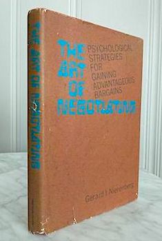 1968 The Art of Negotiating Book