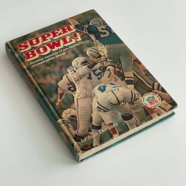 Vintage 1971 Super Bowl Hardcover