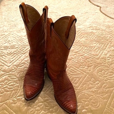 Vintage Men's Cowboy Tan Boots