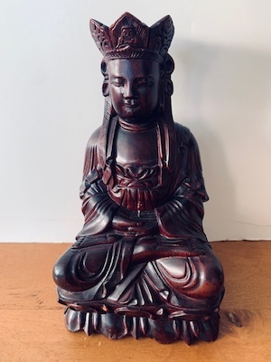 Asian Guan Yin Head, Tranquil Buddha, Buddhism Monk