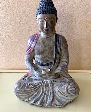 Peaceful Buddha Grey