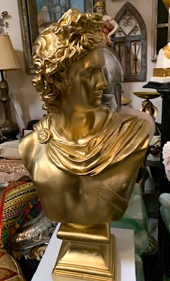 Gold Large Roman bust