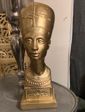 Queen Nefertiti Gold Bust