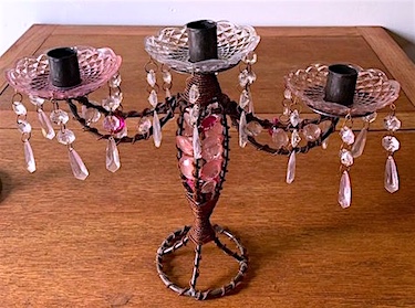 Table 3 Arm Candelabra Pink Tone