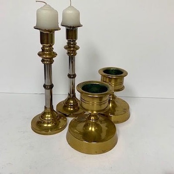 brass Assorted Candlesticks