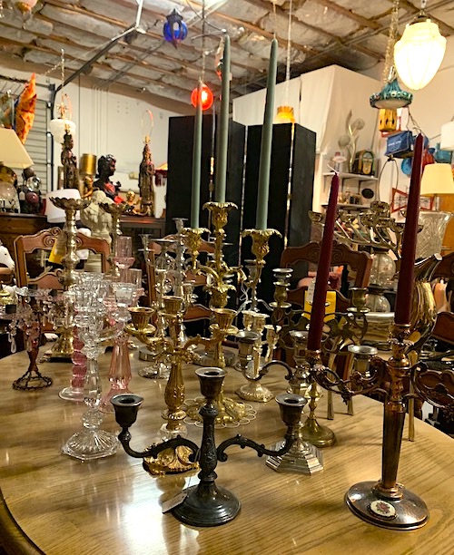 Candelabra and Candlesticks