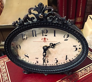 Paris Table Decor Clock